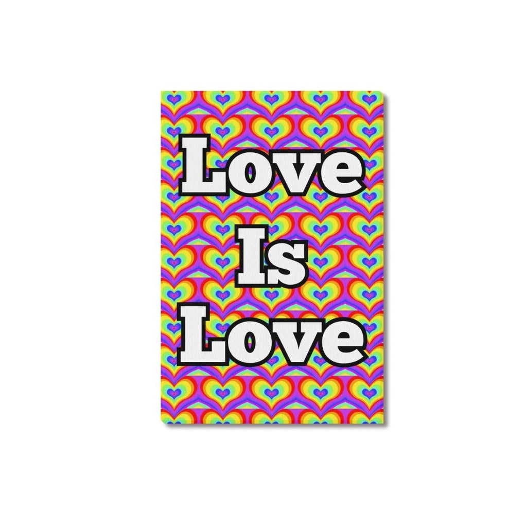 Love Is Love Pride Canvas Print 12"x18" - Bara Bros