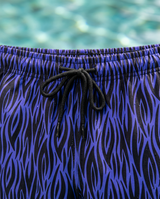 Men's white mesh beach shorts