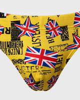 Men's British Flag Graphic Print Sexy Brief Underwear
