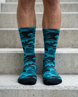 Blue Camo Men's Socks