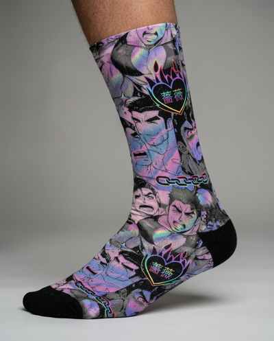 Anime Ahegao Bara Art Socks
