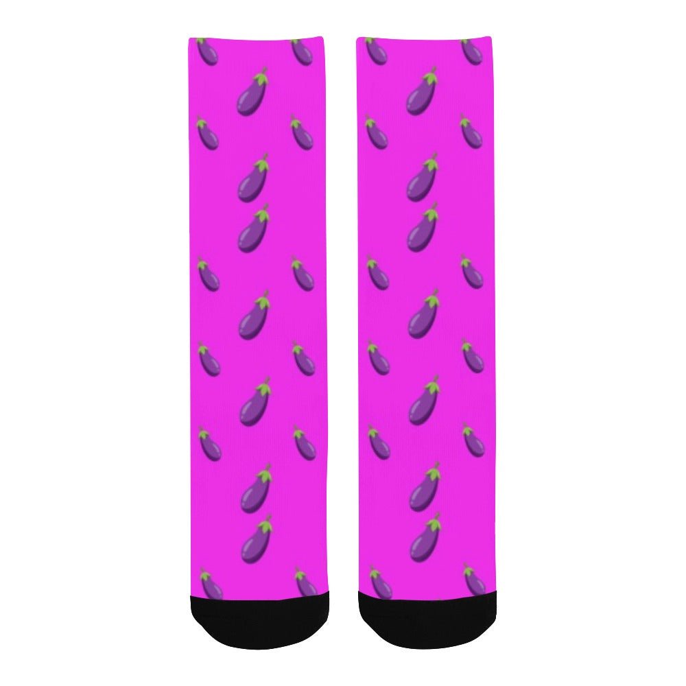 Mens Eggplant Socks - Bara Bros Main image