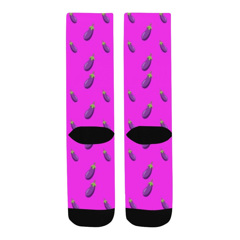 Mens Eggplant Socks Secondary image