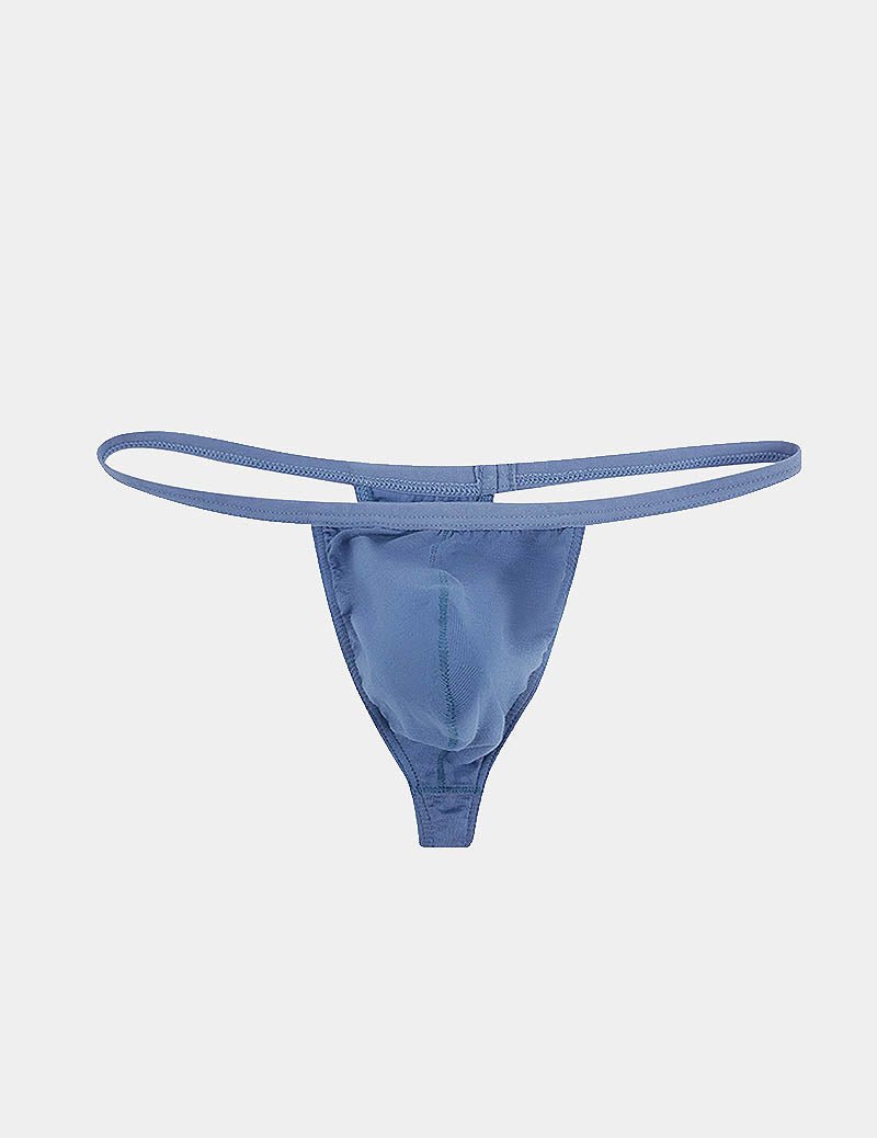 Men's Solid Low Waist G-String Underwear Mini Panties Secondary image