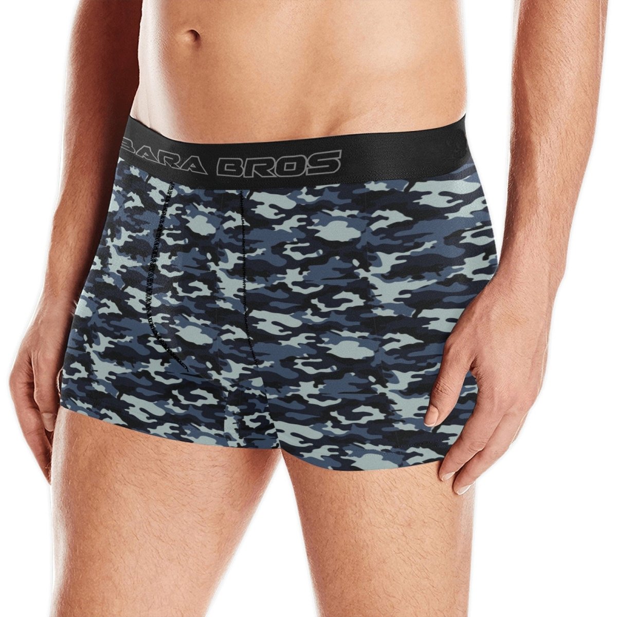 Navy Camouflage Men's Boxer Briefs - Bara Bros Main image