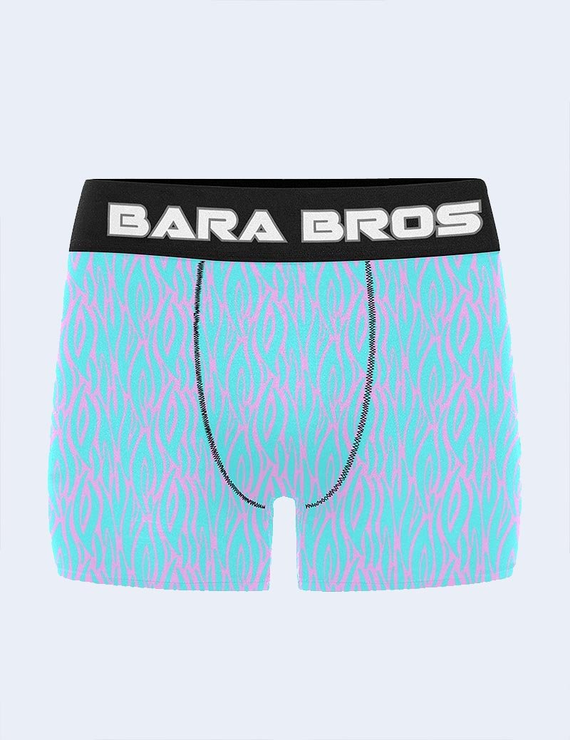 Pastel Contrast Tribal Stripe Men's Boxer Briefs - Bara Bros Main image