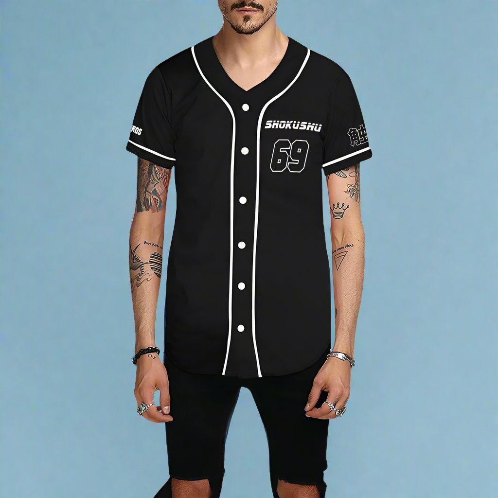 Shokushu Bara Art Tentacle Baseball Jersey - Bara Bros Main image
