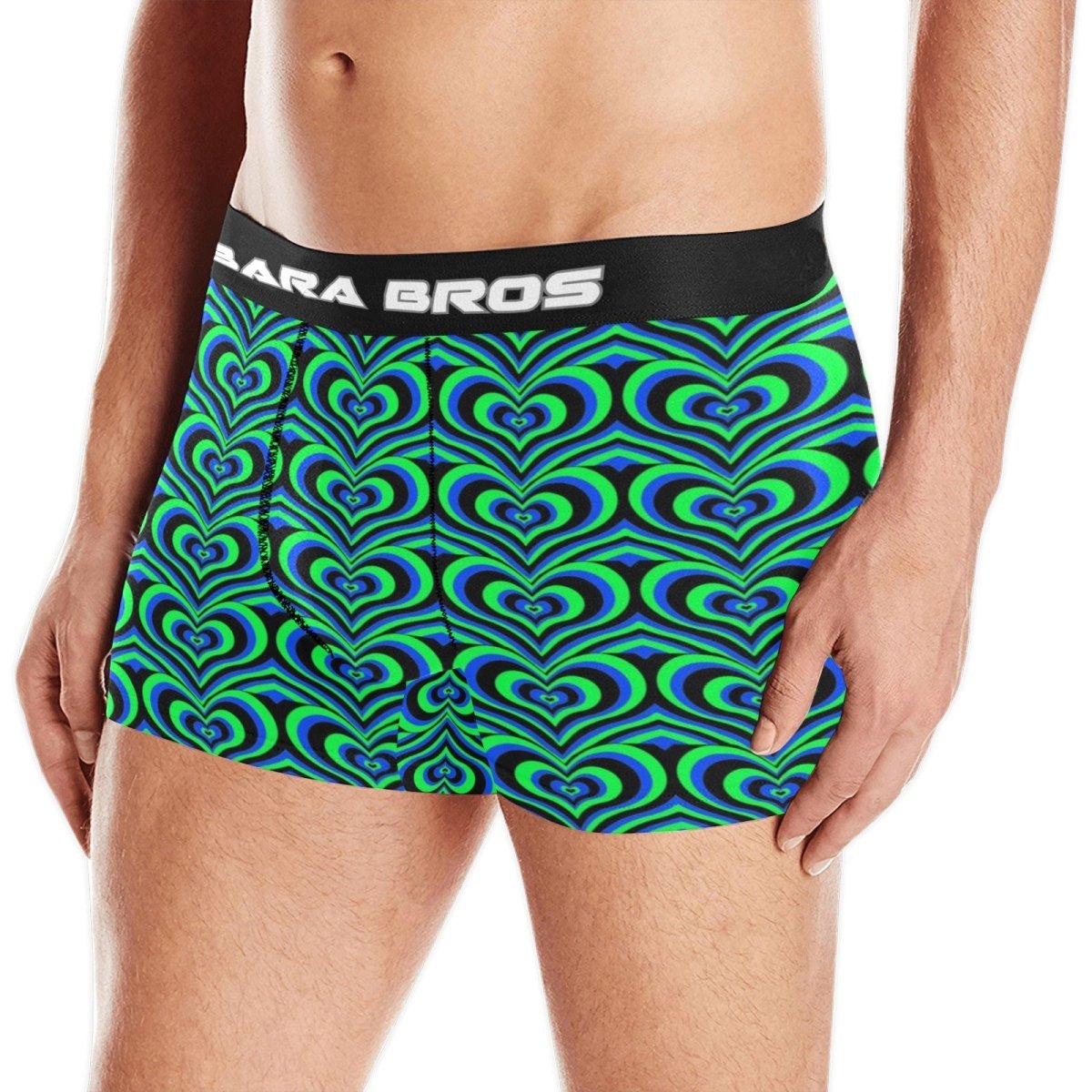 Sweet Love Heart Pattern Men's Boxer Briefs - Bara Bros