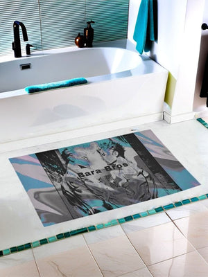 Trippy Color Bara Art Bath Rug 16''x 28''