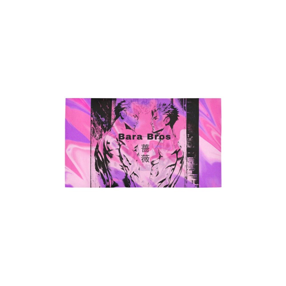 Trippy Color Bara Art Bath Rug 16''x 28'' Secondary image