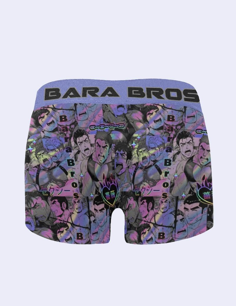 Vaporwave Aesthetic Anime Men's Boxer Briefs Secondary image