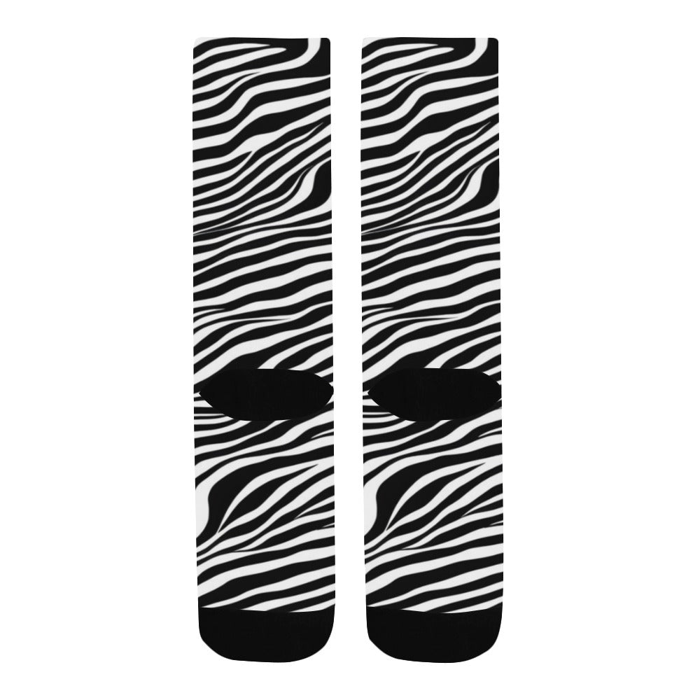 Zebra Print Men's Socks Secondary image