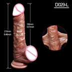 8" Inch Silicon Realistic Dildo - Pleasure Bara - Barabros
