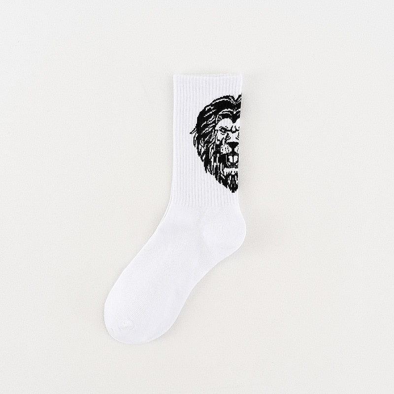 Graphic Print Animal Socks