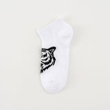 model wearing – Graphic Print Animal Socks | Bara Bros