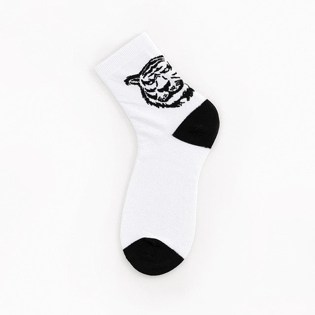 back view – Graphic Print Animal Socks | Bara Bros