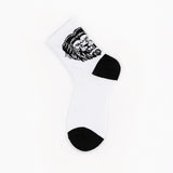side view – Graphic Print Animal Socks | Bara Bros