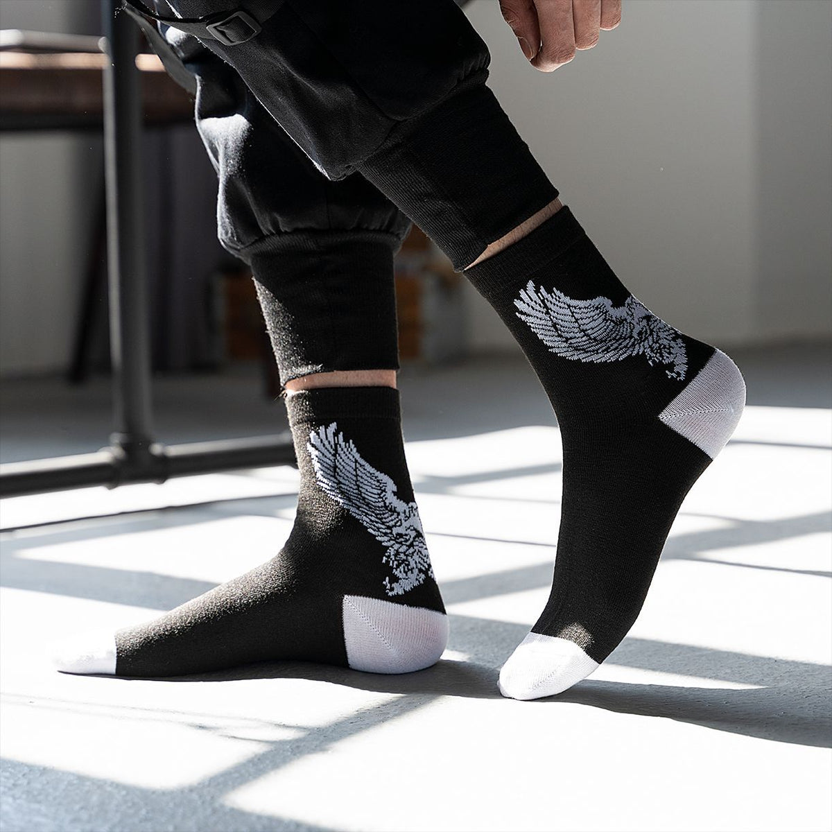 Graphic Print Animal Socks