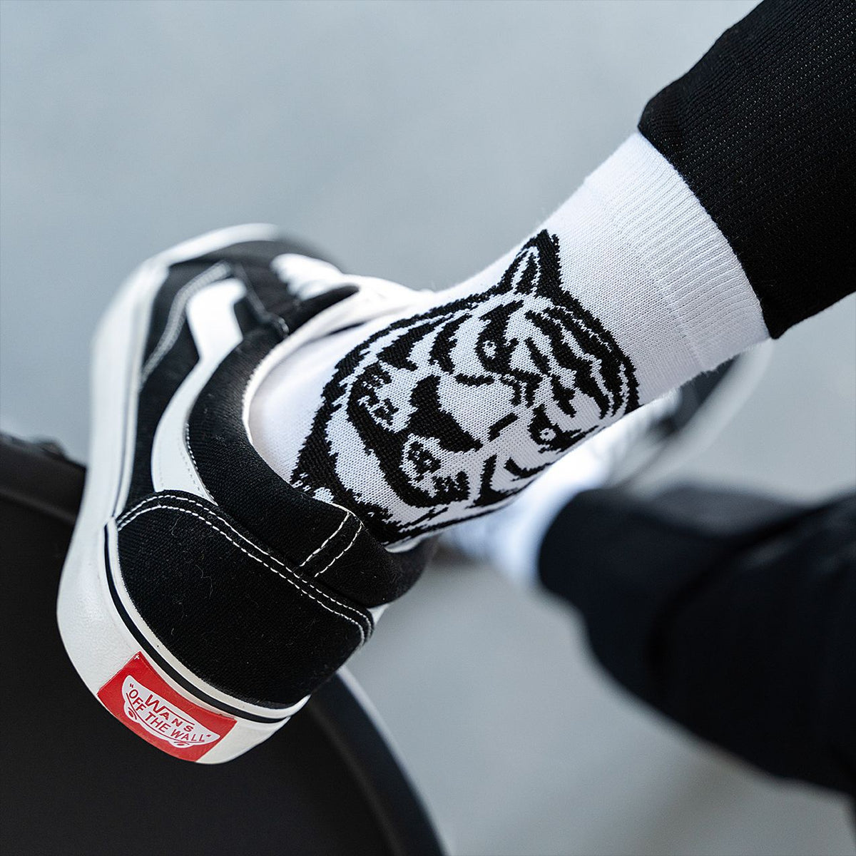 Graphic Print Animal Socks