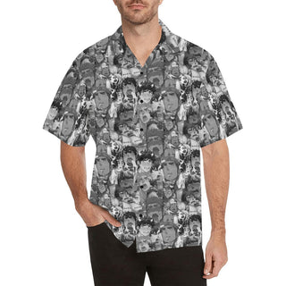 All Over Ahegao Bara Art Anime Hawaiian Shirt