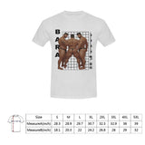 Bara Anime Grid Graphic Men's T-Shirt - Barabros