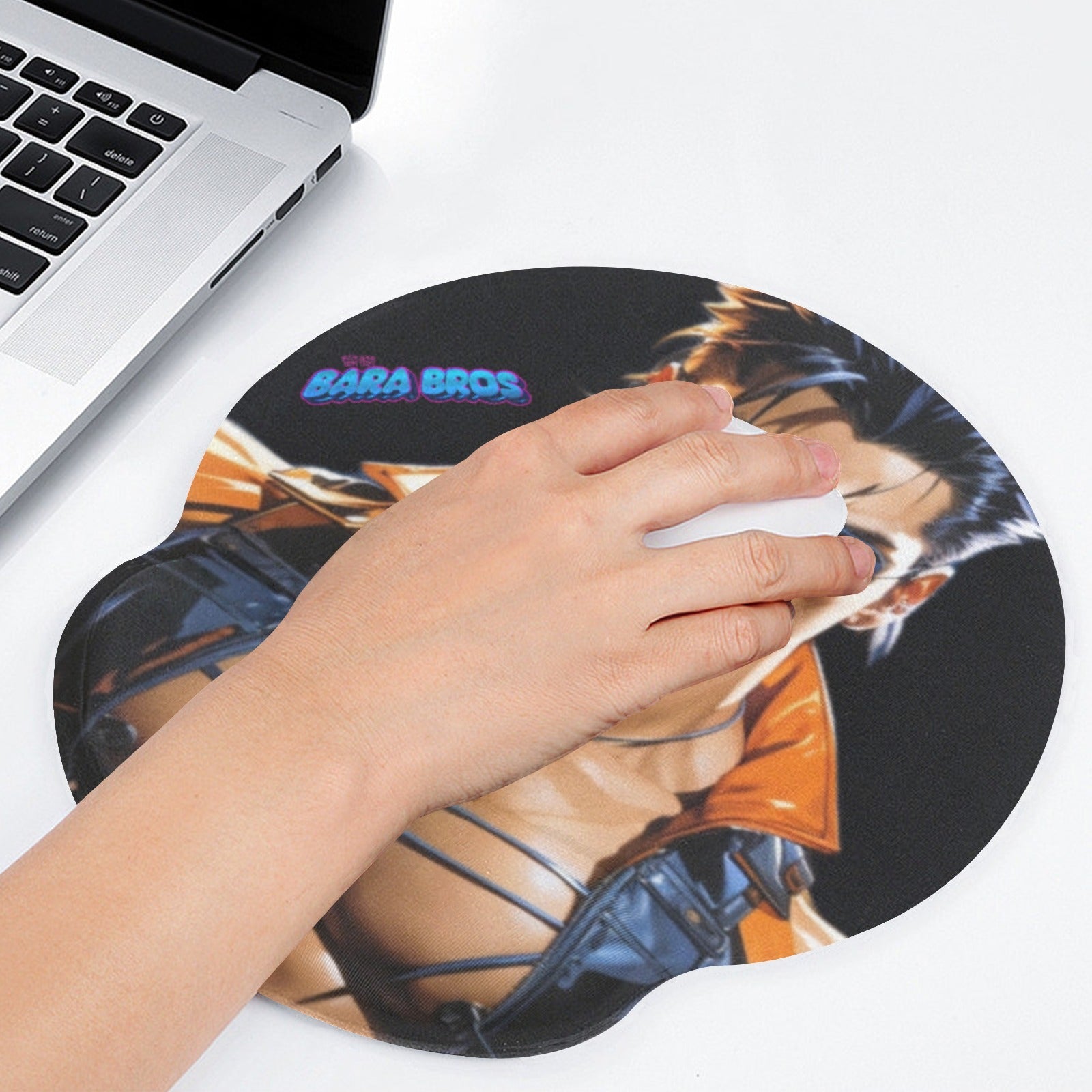 Bara Bros 3D Oppai Mousepad with Wrist Rest Support Secondary image