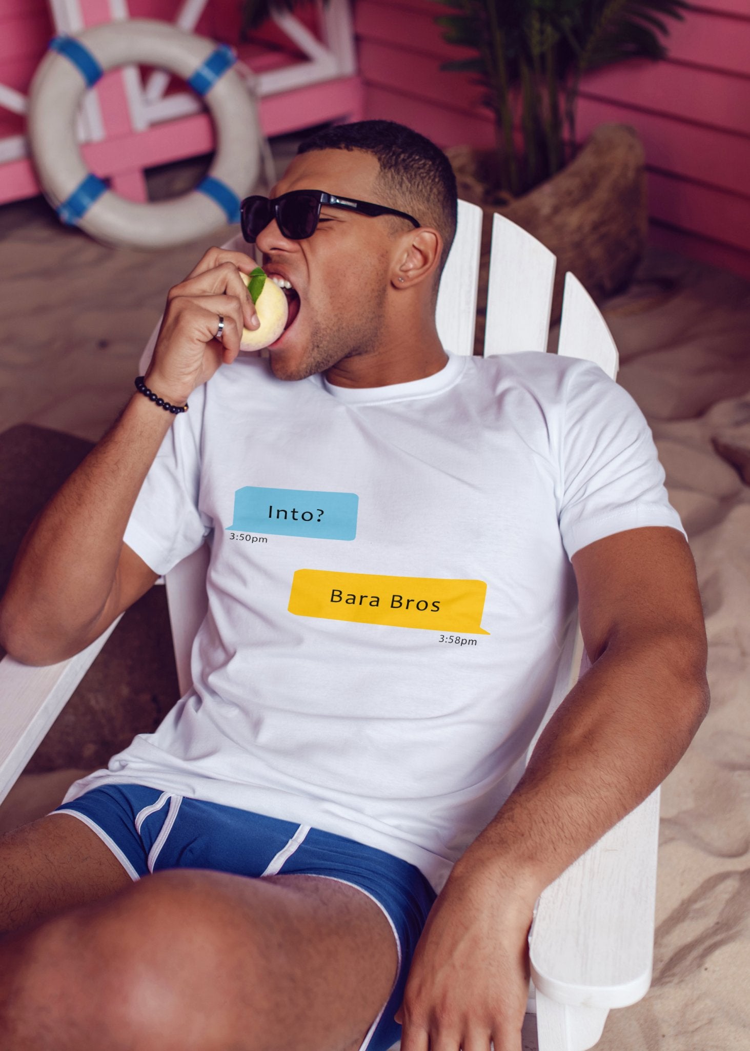 Bara Bros Grindr Into Chat T-Shirt - Barabros Main image