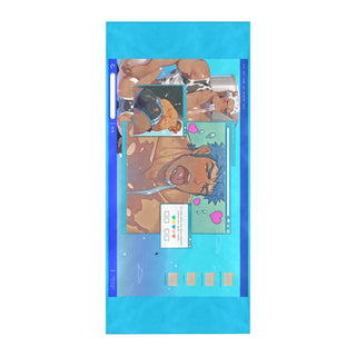 Bara Art Webpunk Website Beach Towel 32"x 71"