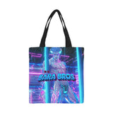 Cyberpunk Go-go Dancer Canvas Tote Bag - Barabros