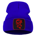 Embroidered Dragon Beanie - Bara Bros