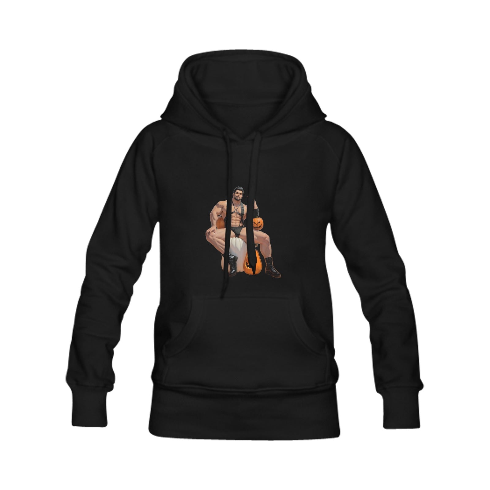 Halloween Bara Art Leather Daddy Men's Hoodie - Bara Bros Main image