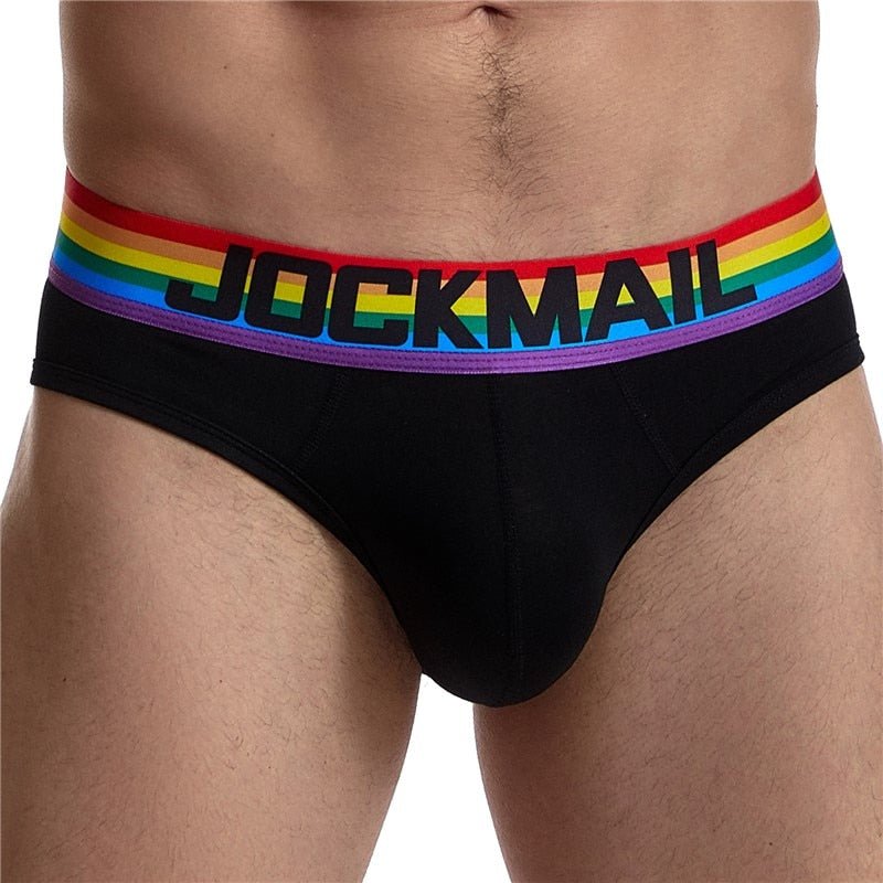JOCKMAIL Sexy Gay Pride Cotton Briefs Underwear Secondary image