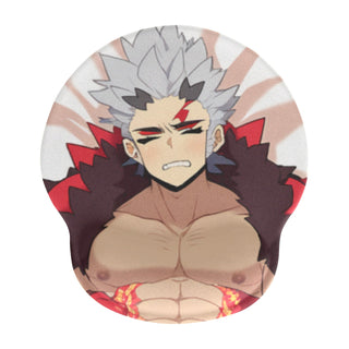 Lava Bara Bro 3D Oppai Mousepad with Wrist Rest Support