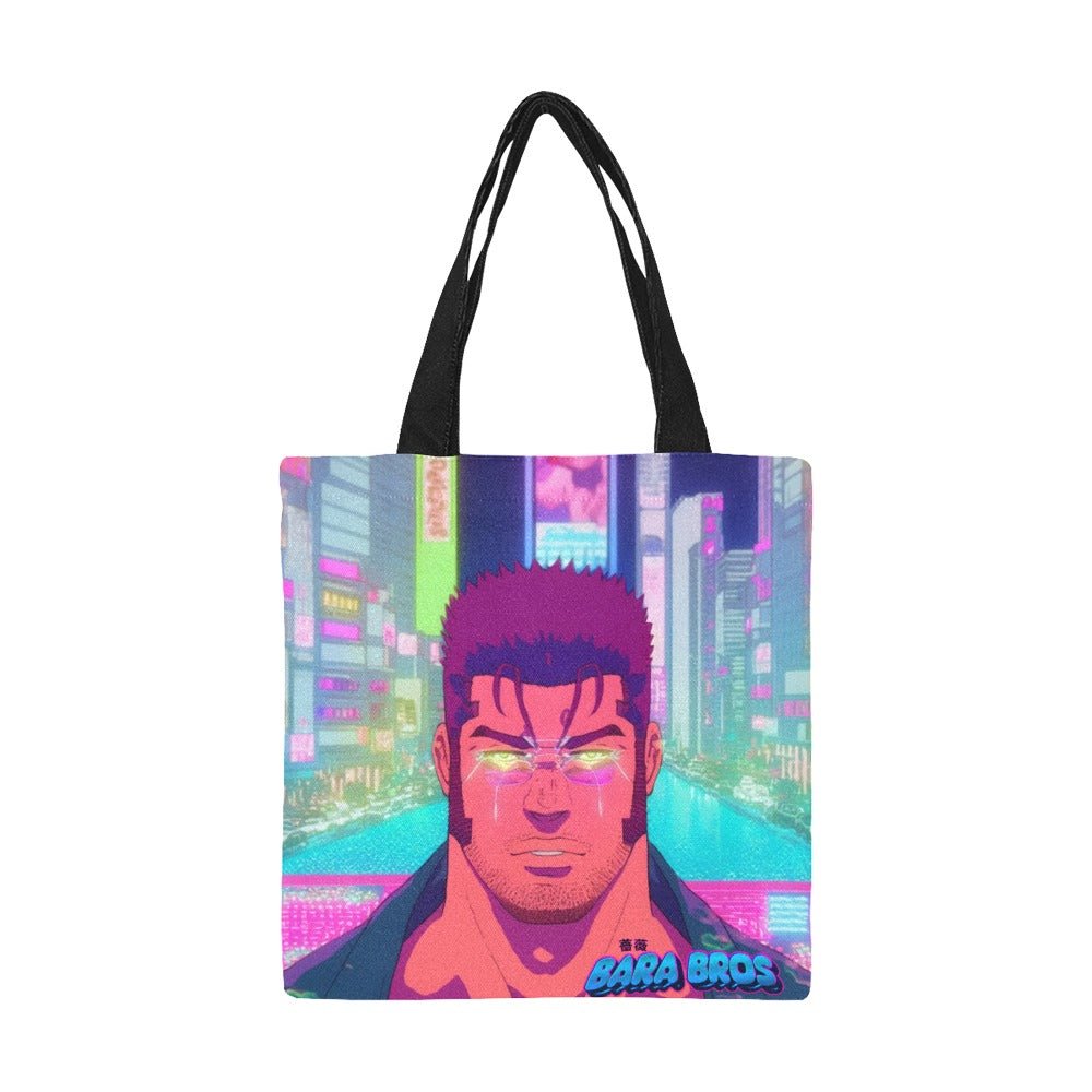 Neon City Bara All Over Print Canvas Tote Bag - Barabros Main image