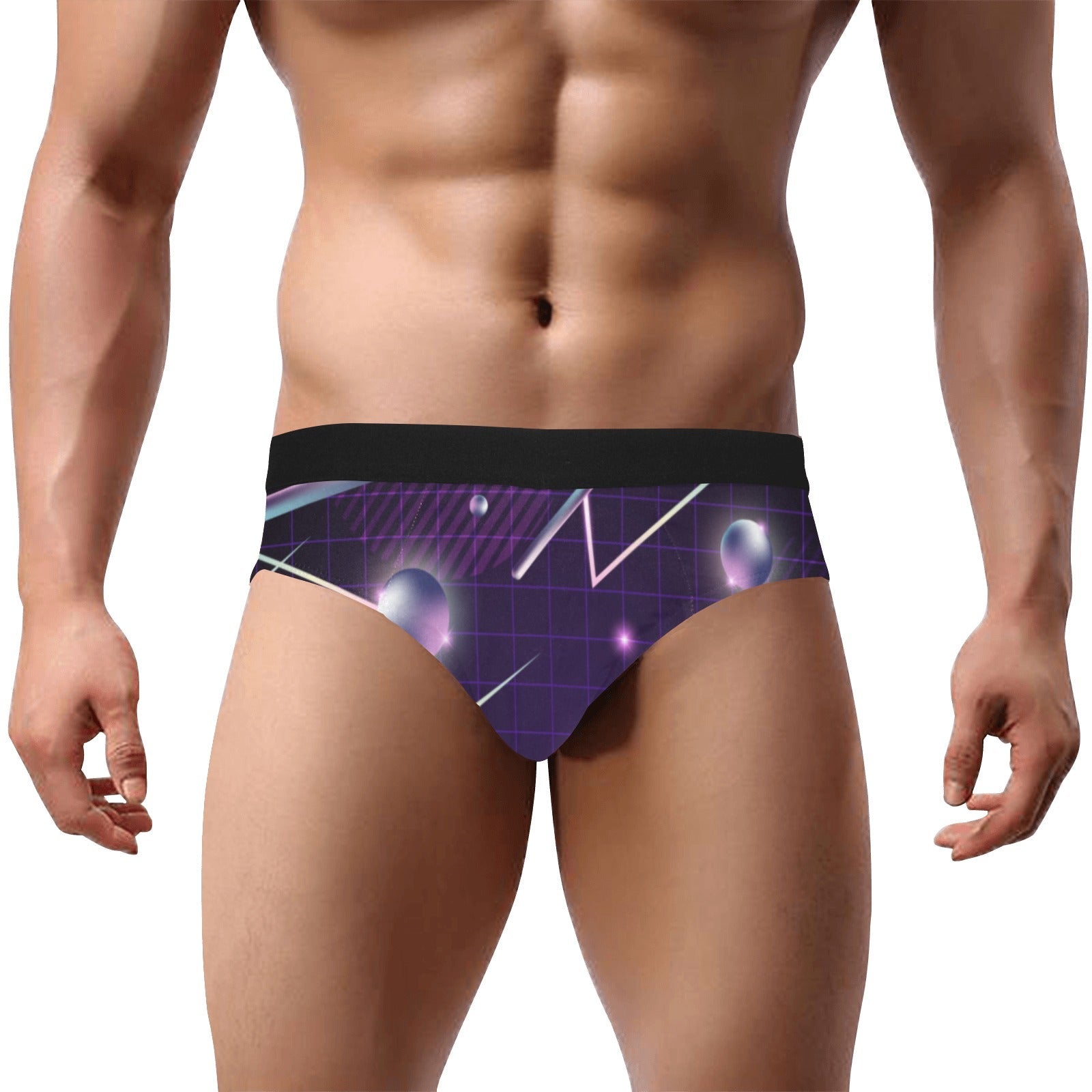Retrowave Men's Mid Rise Briefs Secondary image