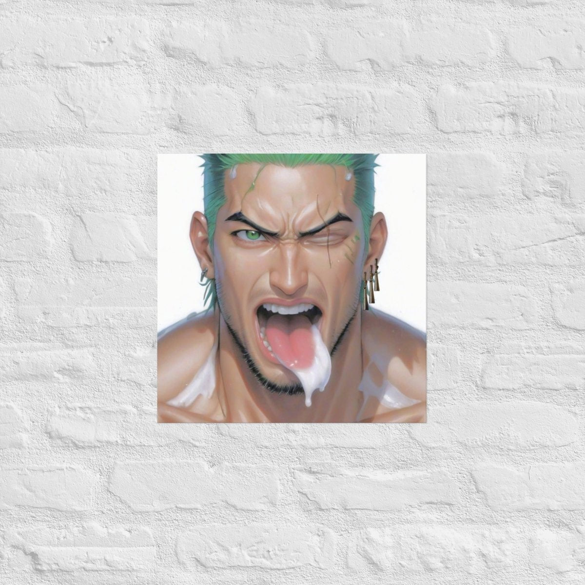 Zoro Ahegao Poster - Bara Bros