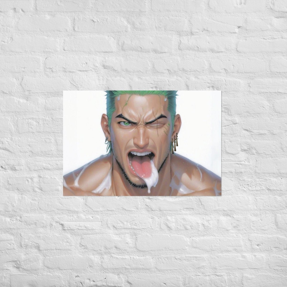 Zoro Ahegao Poster - Bara Bros Main image