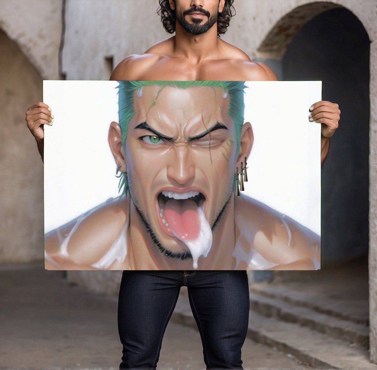 Zoro Ahegao Poster Secondary image