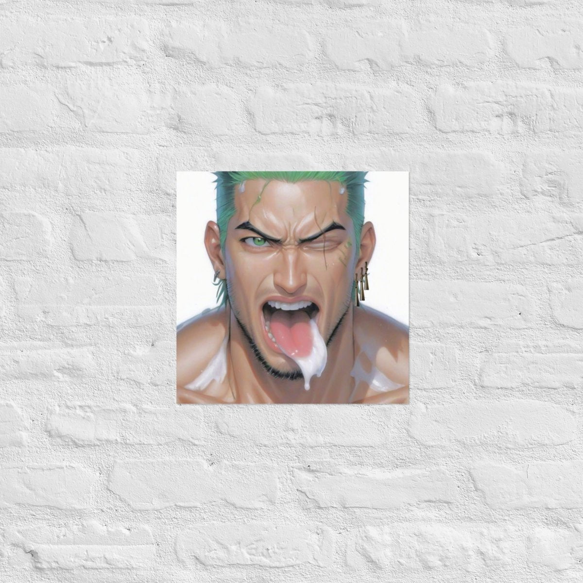 Zoro Ahegao Poster - Bara Bros