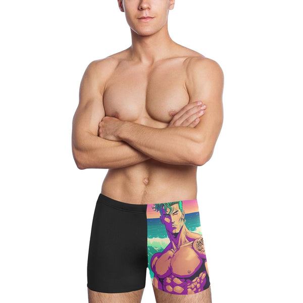 Zoro Bara Art Men's Swimming Trunks – Anime Graphic Swim Trunks | Bara Bros